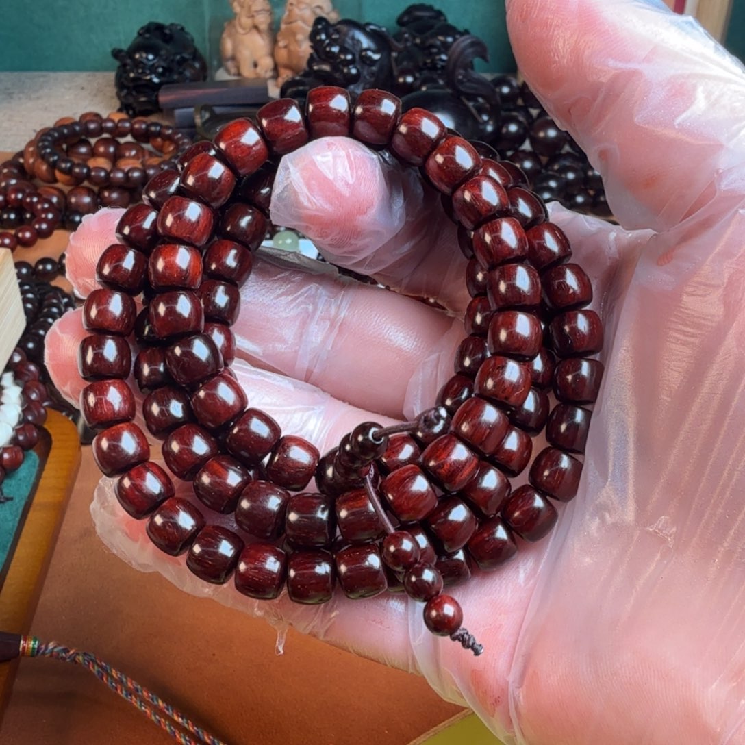 小叶紫檀手串/手链栗**7*8