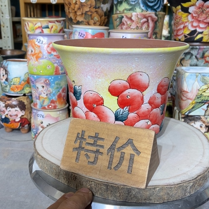 红陶景德镇艺术手绘作品