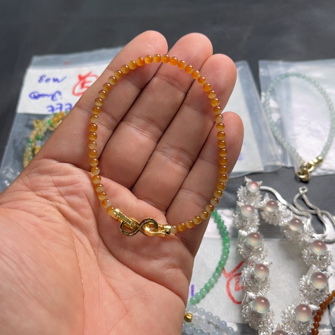 定制翡翠未镶嵌翡翠定制抛光