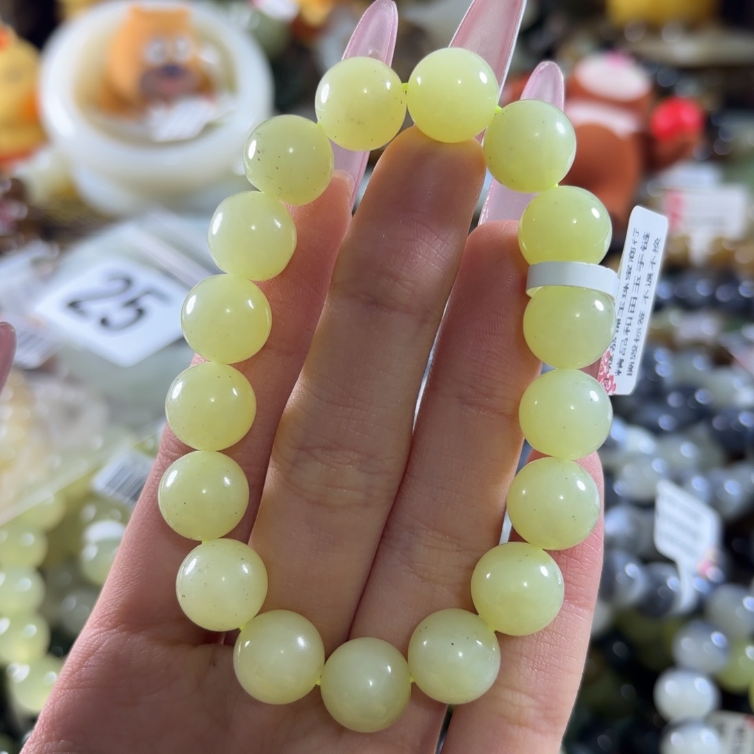 和田玉未镶嵌手链24