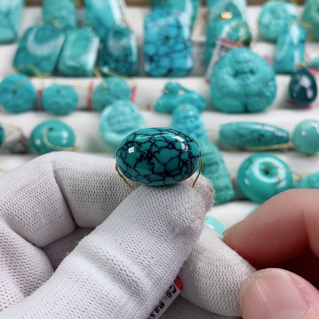 绿松石颈饰未镶嵌直径14.8