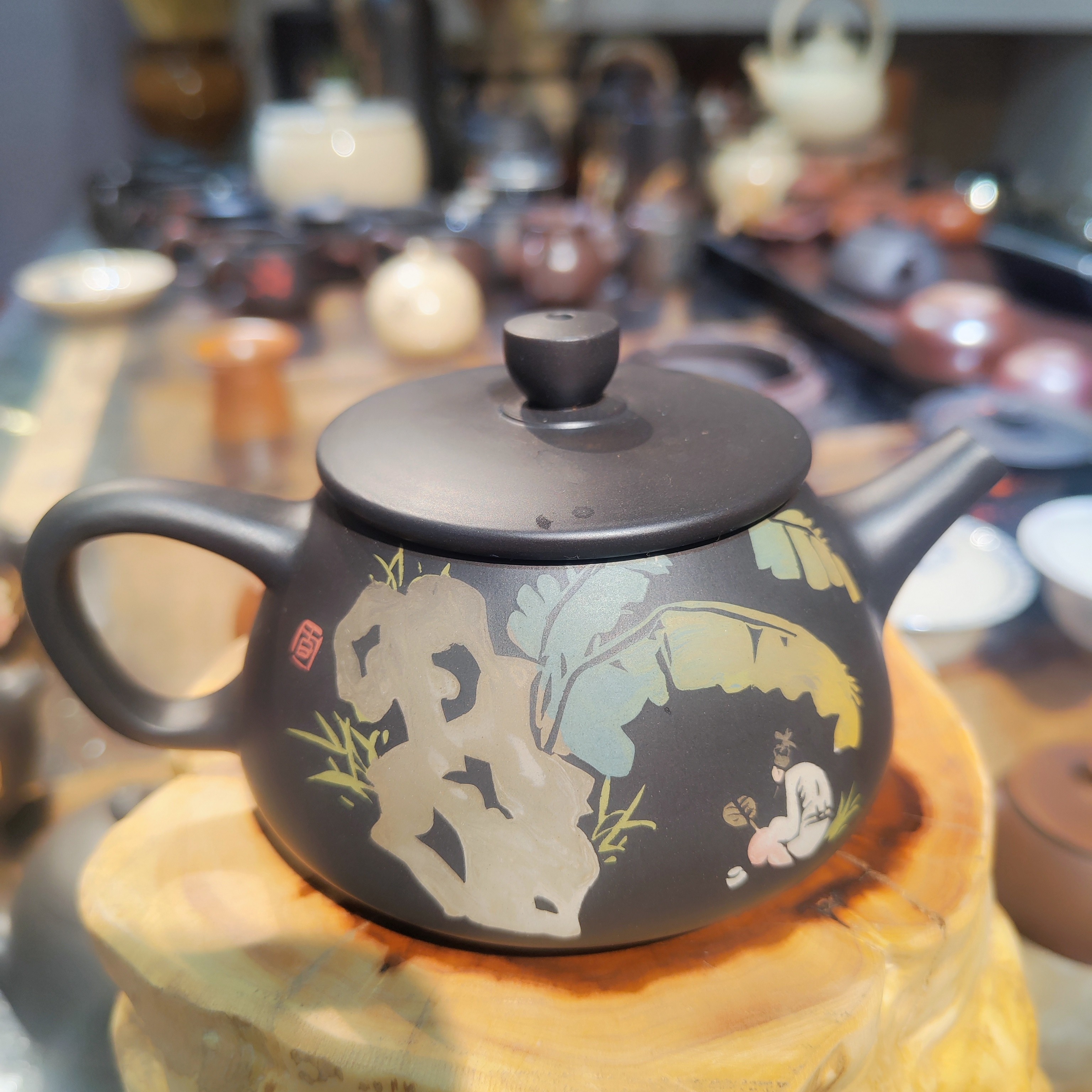 云南建水紫陶手工壶