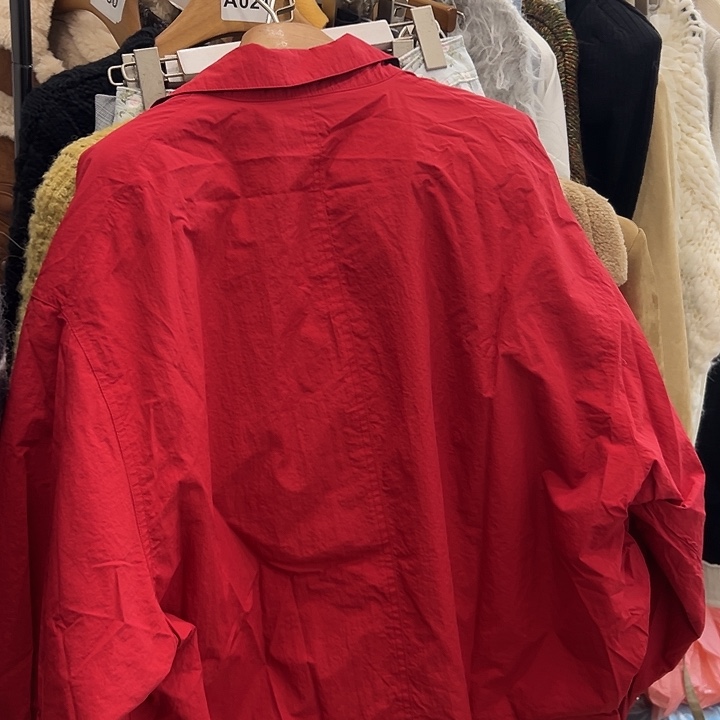****.今天新款 红色夹克外套