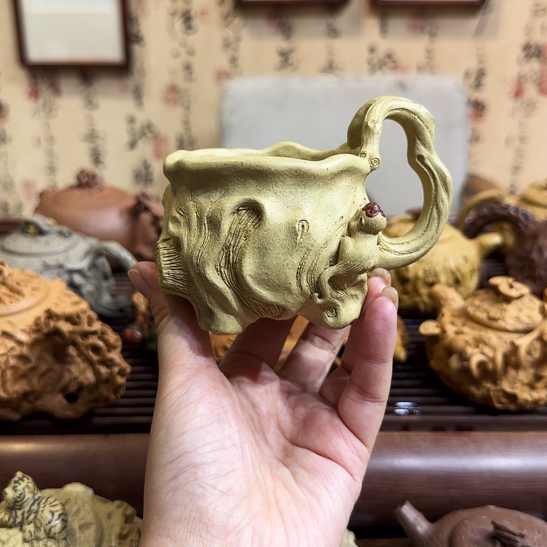 紫砂茶壶本绿供春