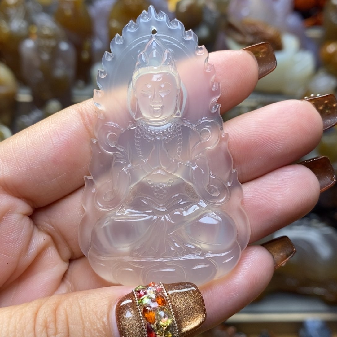 玛瑙/玉髓挂件未镶嵌