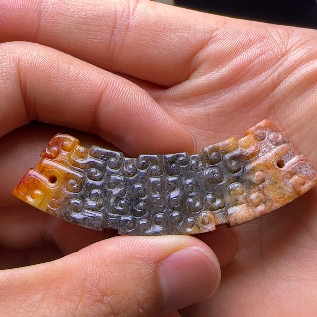 五***瑟和田玉（糖玉）未镶嵌挂件