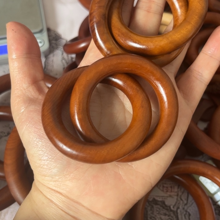 枣木红*象内径40乾坤圈带焦2个