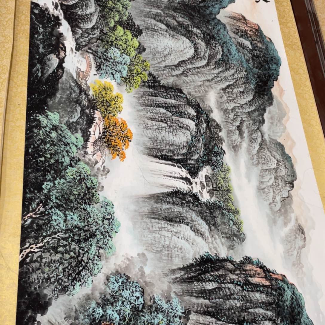 国画老师手笔手绘作品n