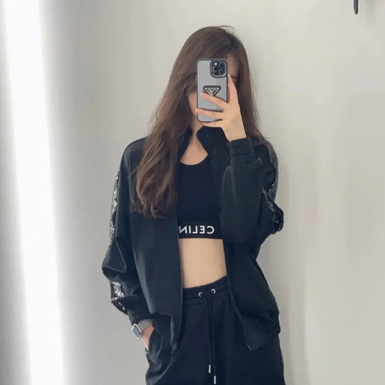 未使用 Celine/思琳 赛琳黑色亮片外套  S码28593636