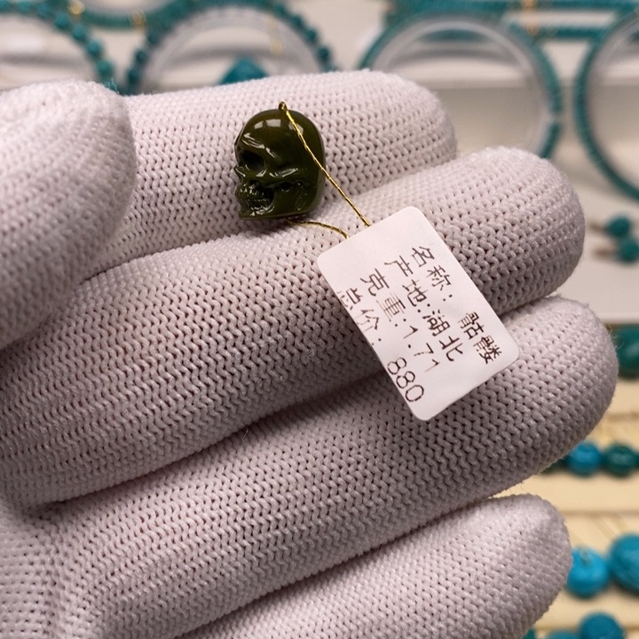 绿松石珠宝奇石未镶嵌