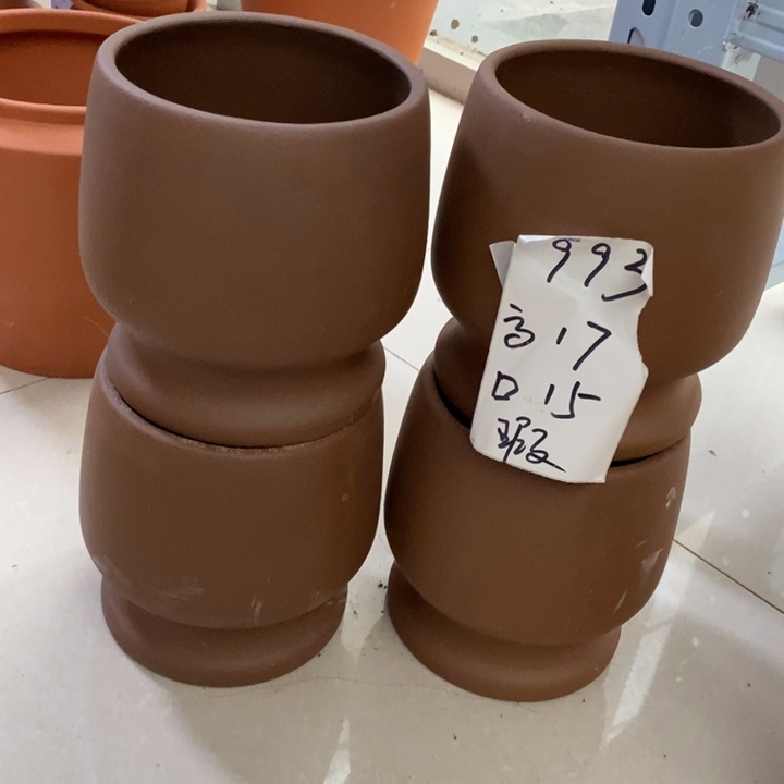 粗陶红陶绿植花盆993