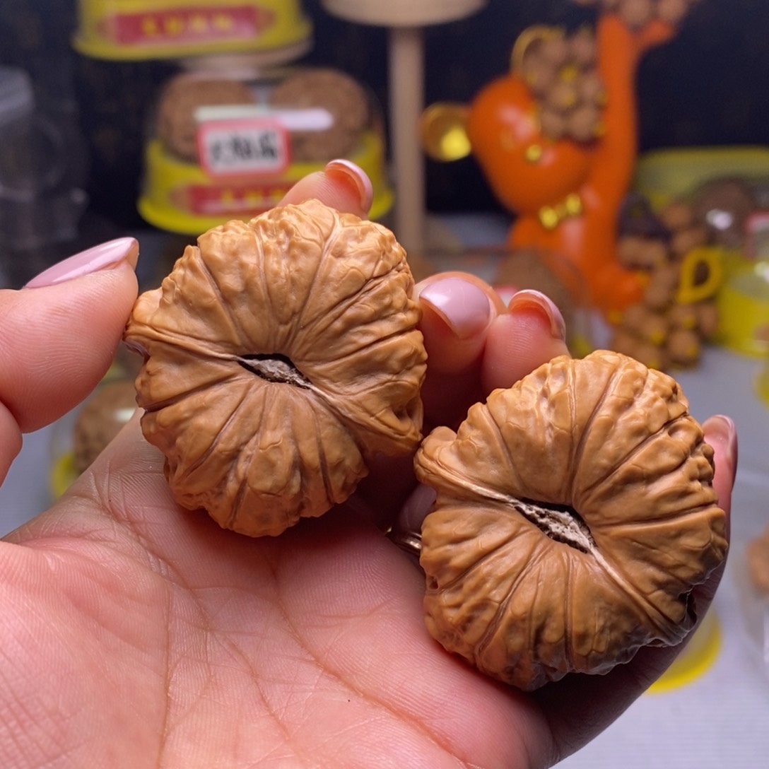 把件文玩核桃08南瓜墩44尺全品