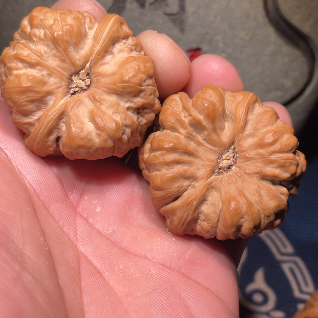 文玩核桃吊坠杨*炮44尺怀柔蛙