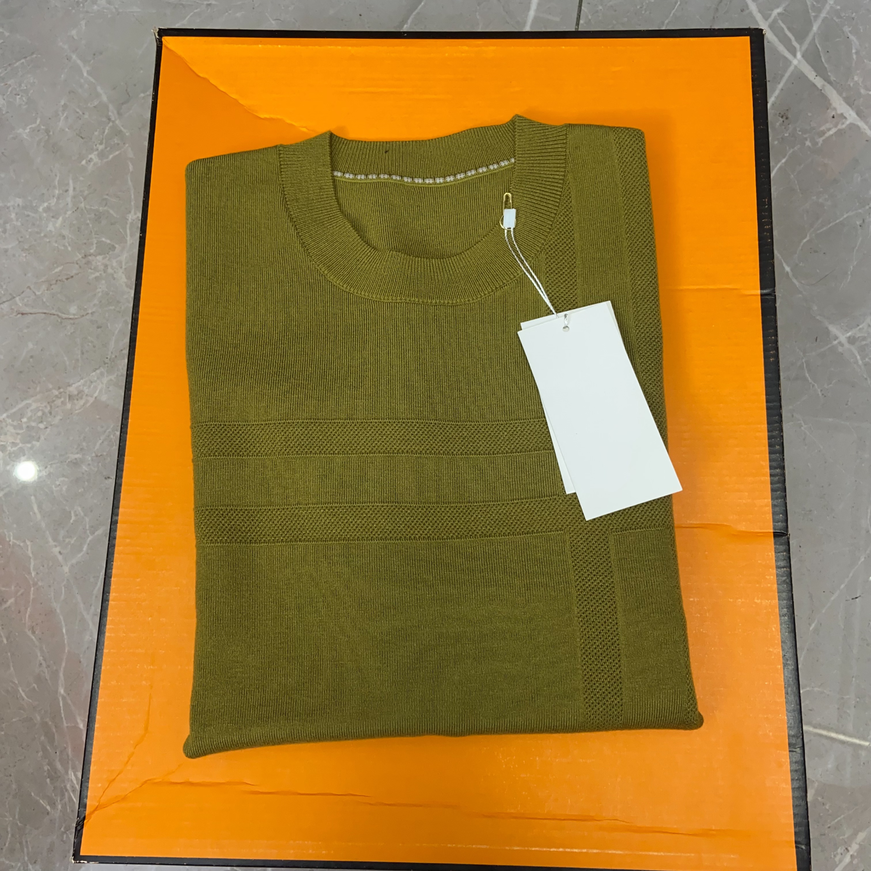 66235长袖男士秋冬四平针织打底衫长袖