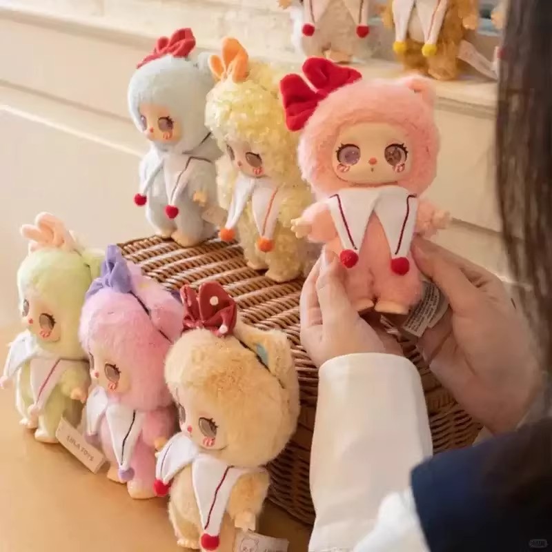 Babythree 娃三岁莉拉初代点点招财猫搪胶毛绒公仔 Liila盲盒礼物