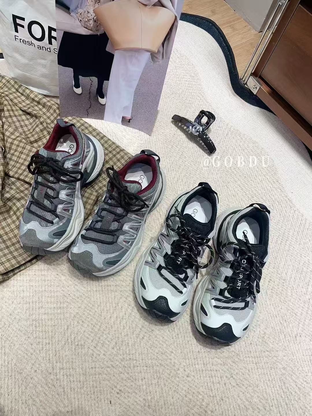 个性穿搭  欧货小萨家6厘米凹造型必备老爹鞋 52558