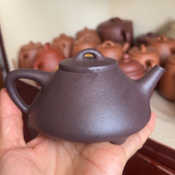 茶壶紫砂天青子冶200c c