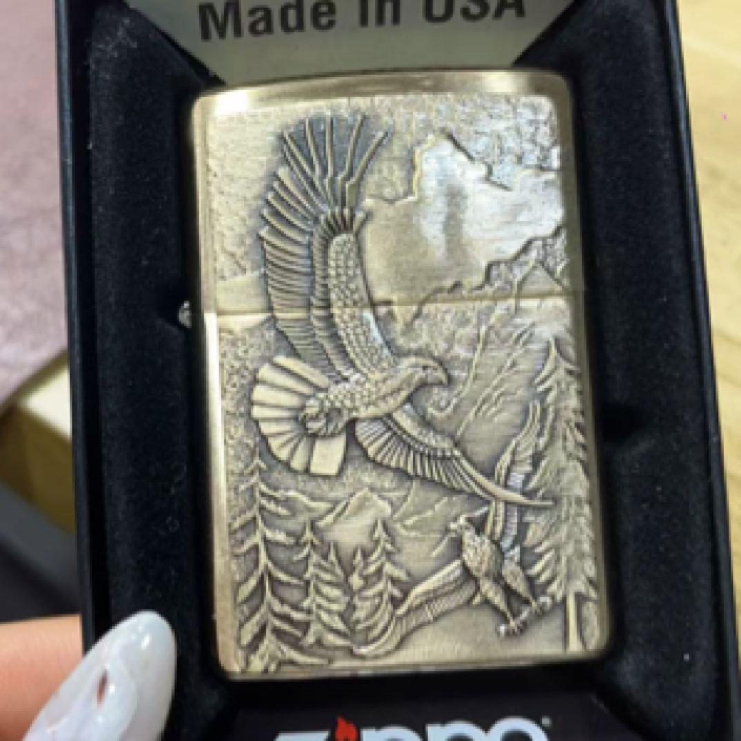 zippo打火机高山鹰