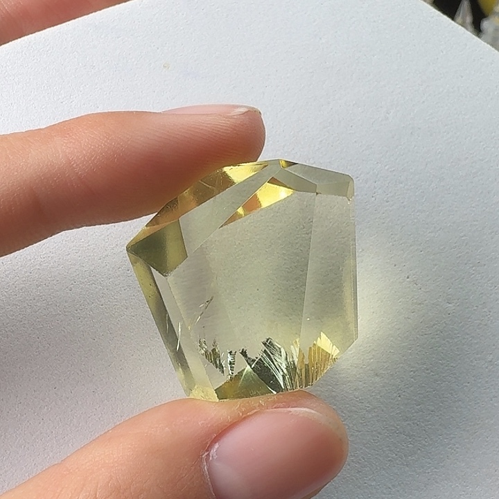 珠宝半成品未镶嵌水晶黄水晶