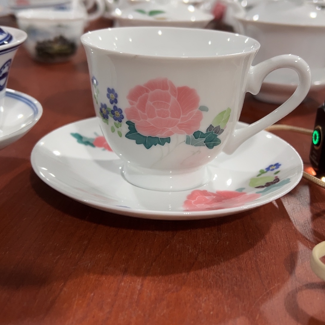 醴陵瓷直播供货基地手绘咖啡杯