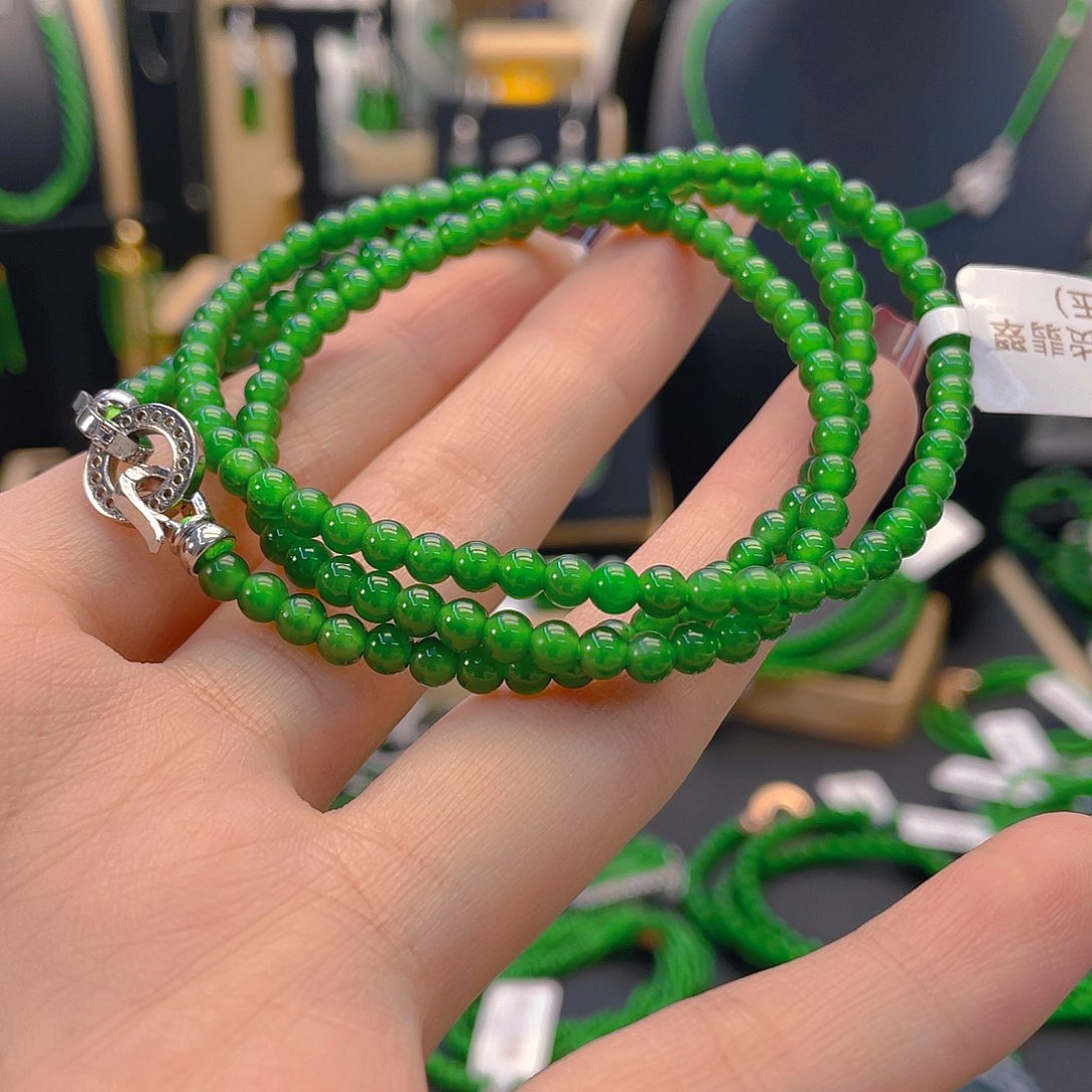 翡翠项链未镶嵌卡4