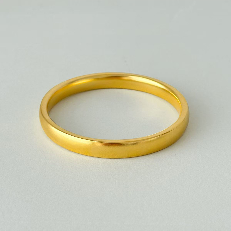 足银手镯 卡8轮胎手镯女士精美时尚简约磨砂气质女款