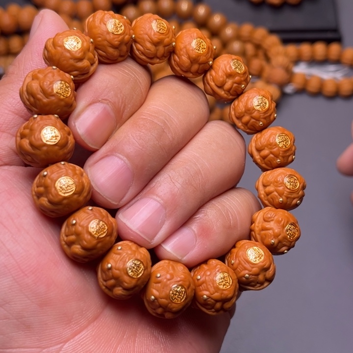 猴头核桃吊坠金蟾王