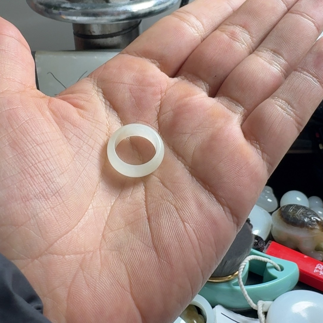 和田玉未镶嵌手链和田玉戒指