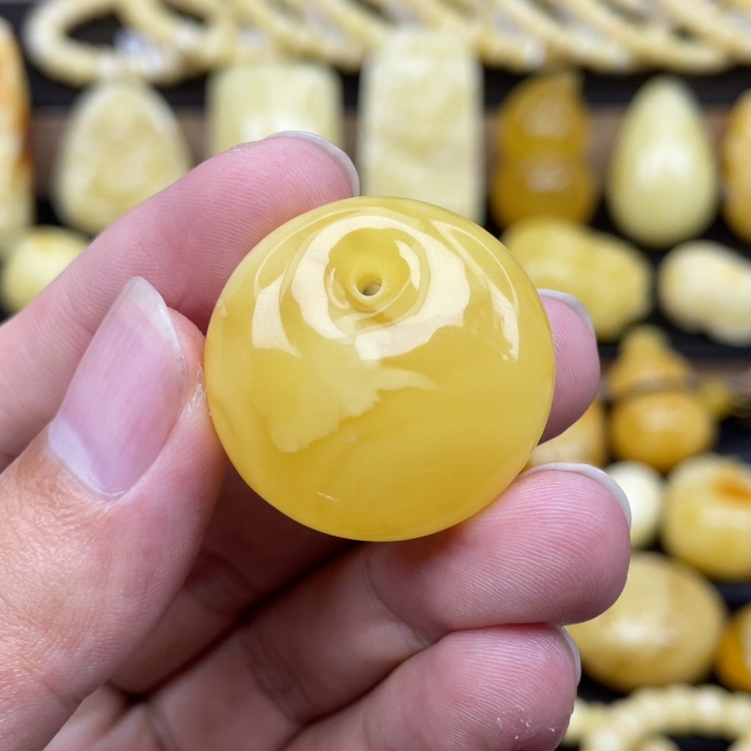琥珀未镶嵌裸石琥珀蜜蜡