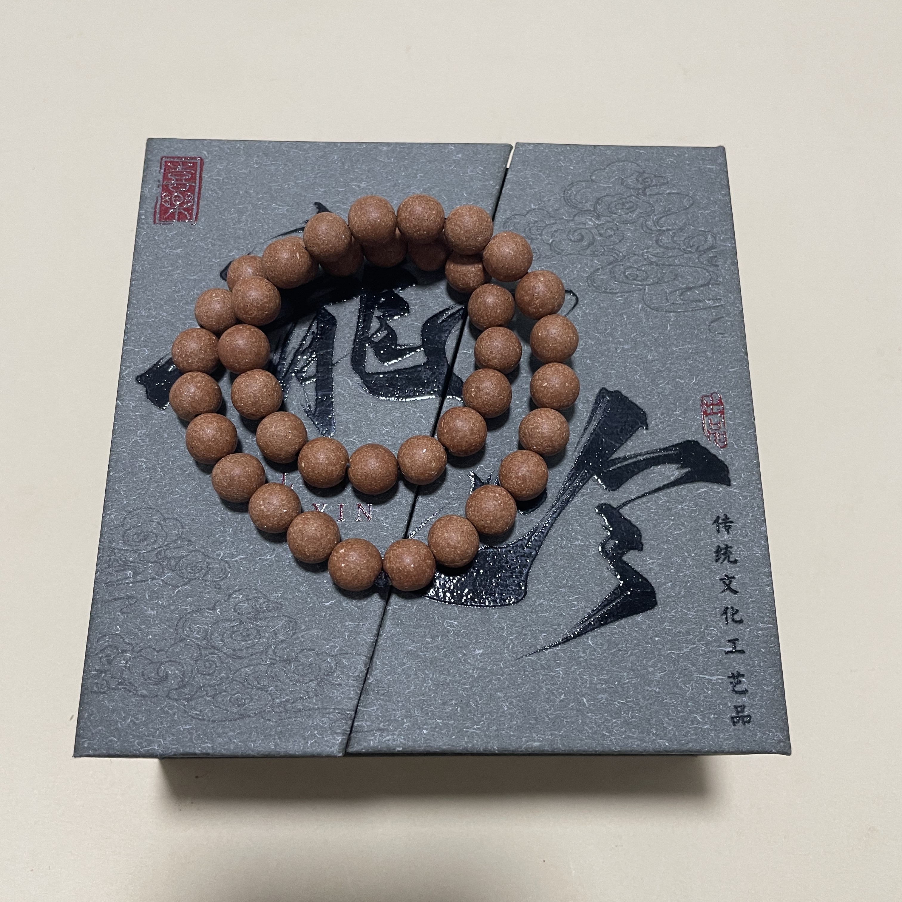 平安顺遂好运常伴（元辰系列双串素珠单颗约8mm）