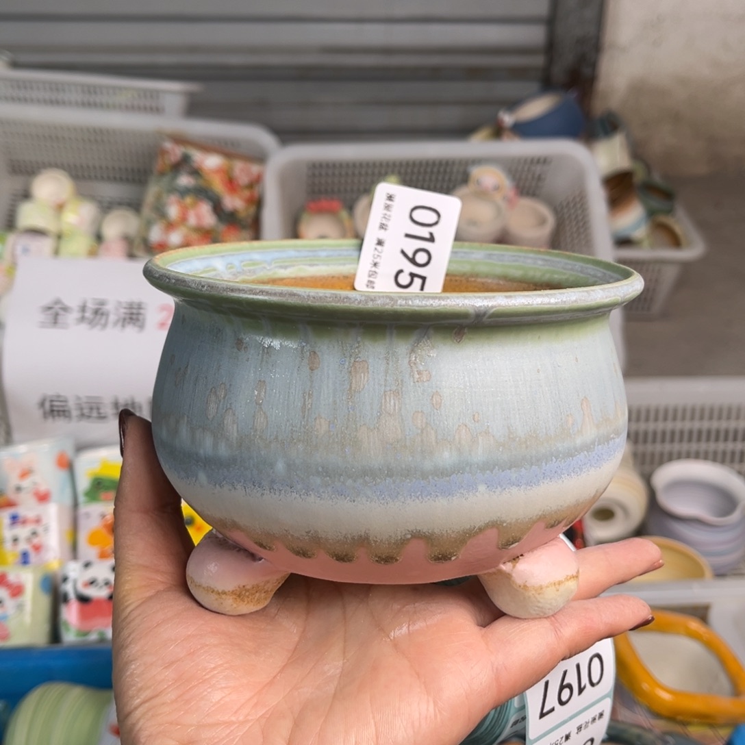 0195口13.5景德镇手工制作瑕疵