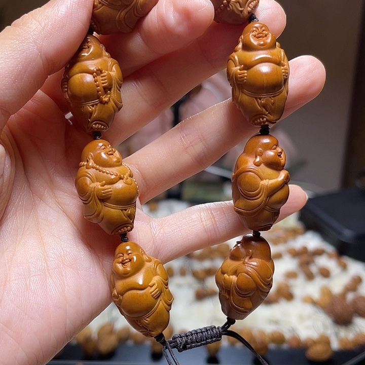 橄榄核手串/手链小金条