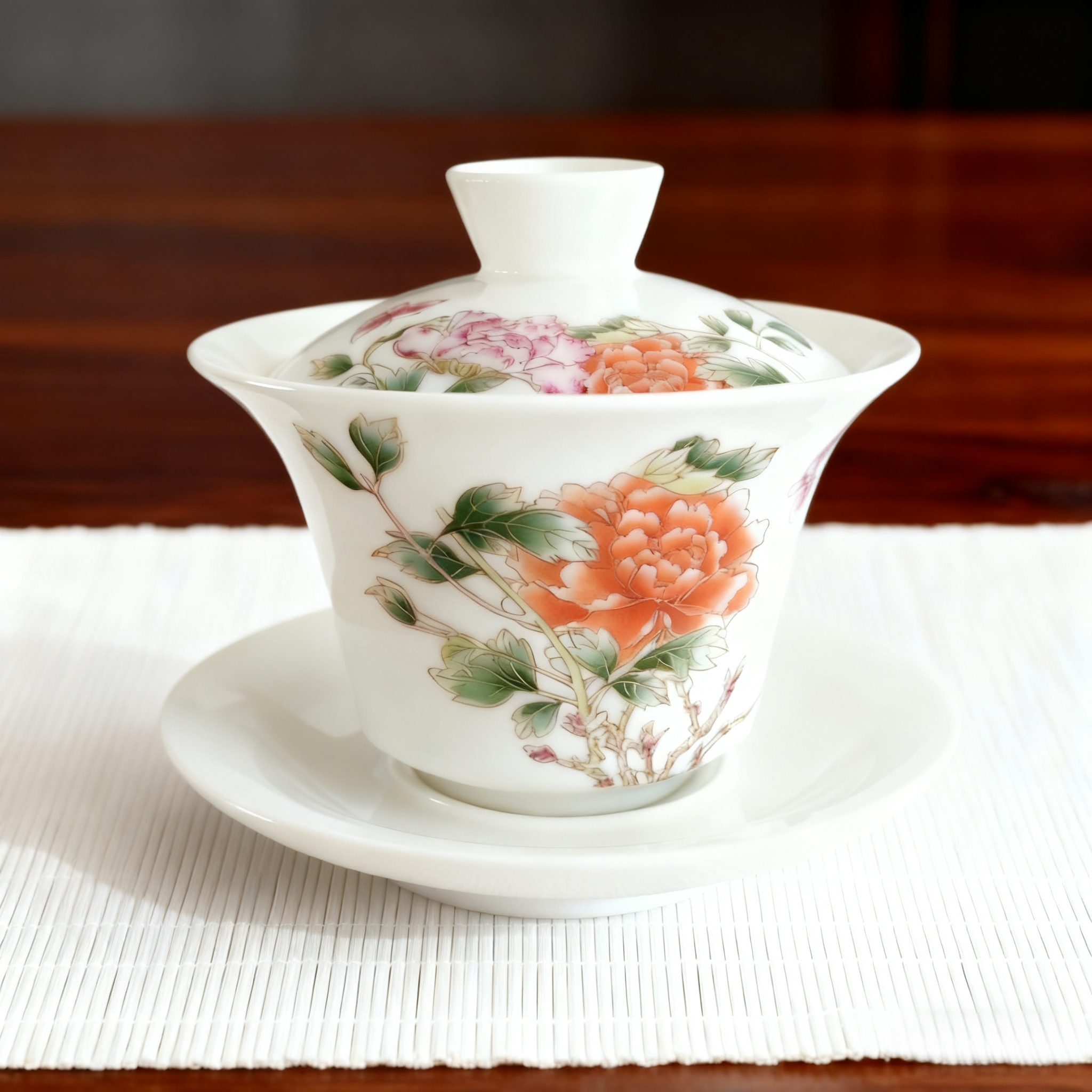 w1715羊脂玉盖碗