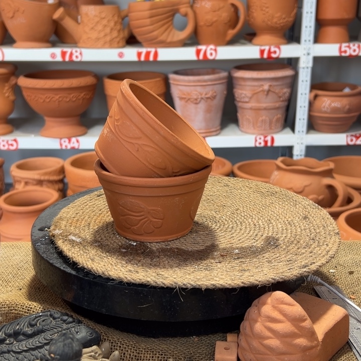 小***ā12×7.5 两个红陶高温