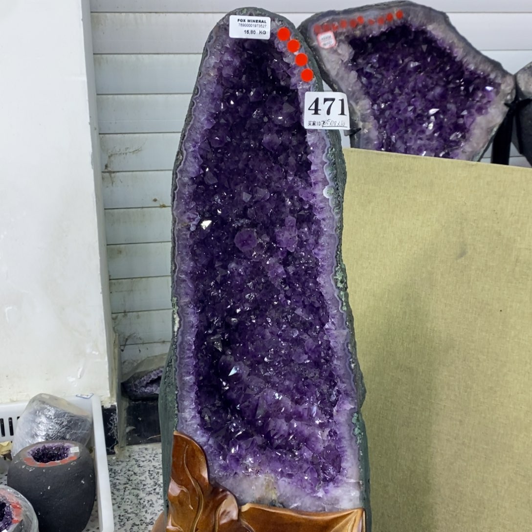水晶大型摆件（非配饰）未镶嵌紫水晶471