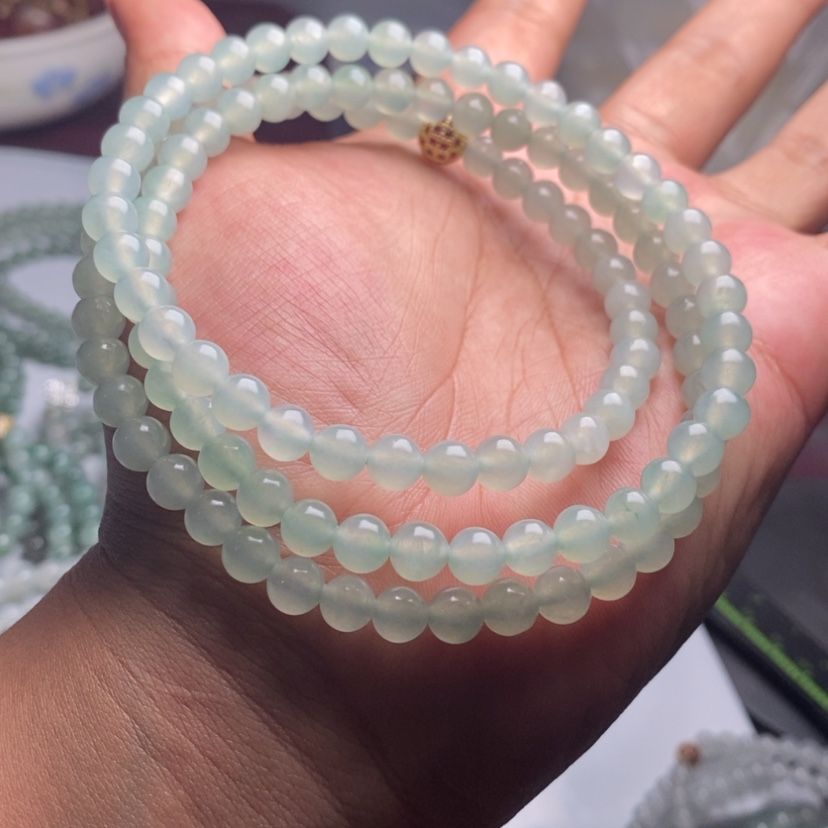 【闪购商品】定制翡翠未镶嵌红*六珠子