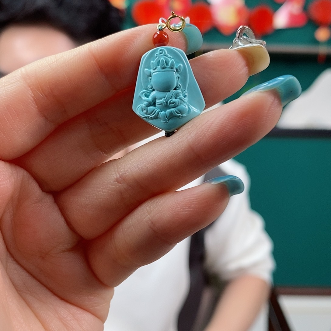 绿松石珠宝奇石未镶嵌