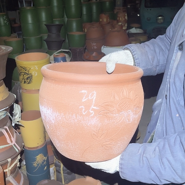 紫砂紫砂花盆也太