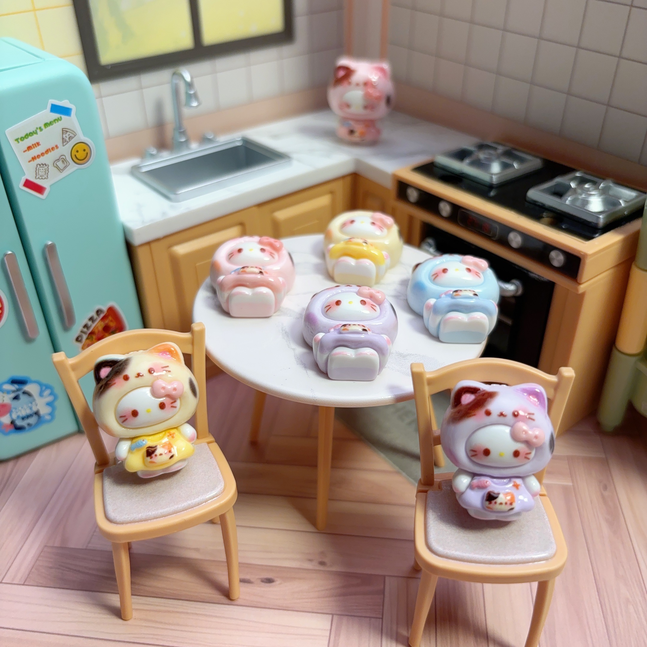 定制款三花猫KT卡通树脂diy饰品创意配件