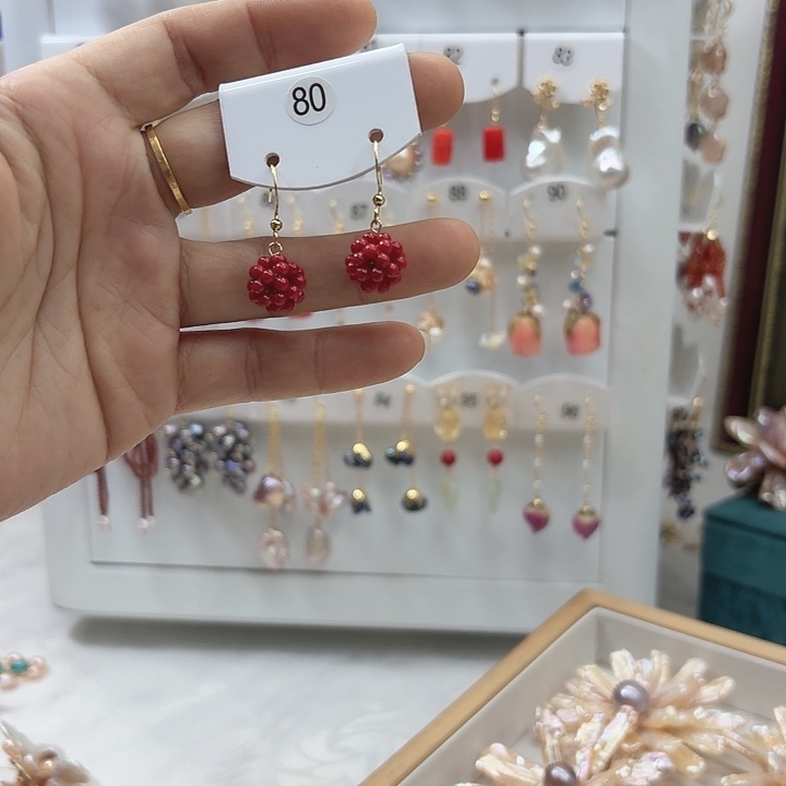 淡水珍珠发饰未镶嵌