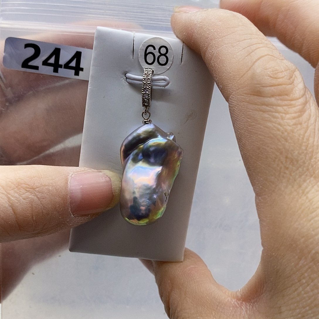 颈饰合金淡水珍珠