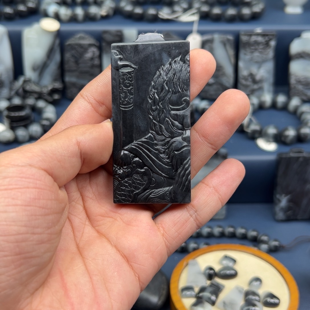 和田玉挂件未镶嵌逆*天