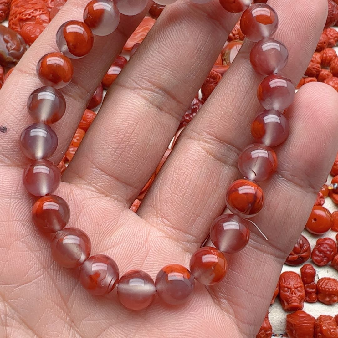 南红玛瑙配饰未镶嵌