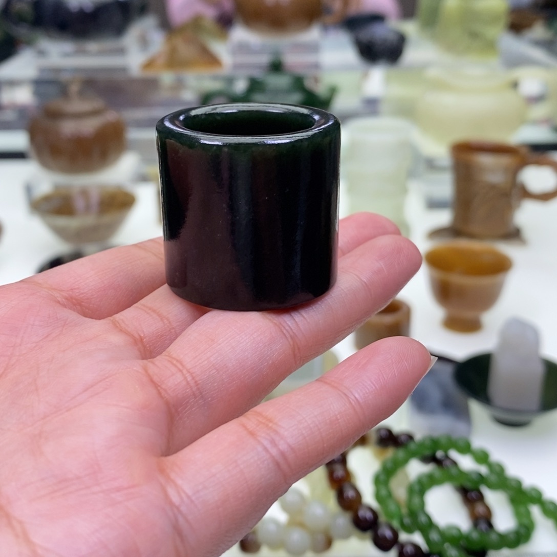 和田玉扳指未镶嵌