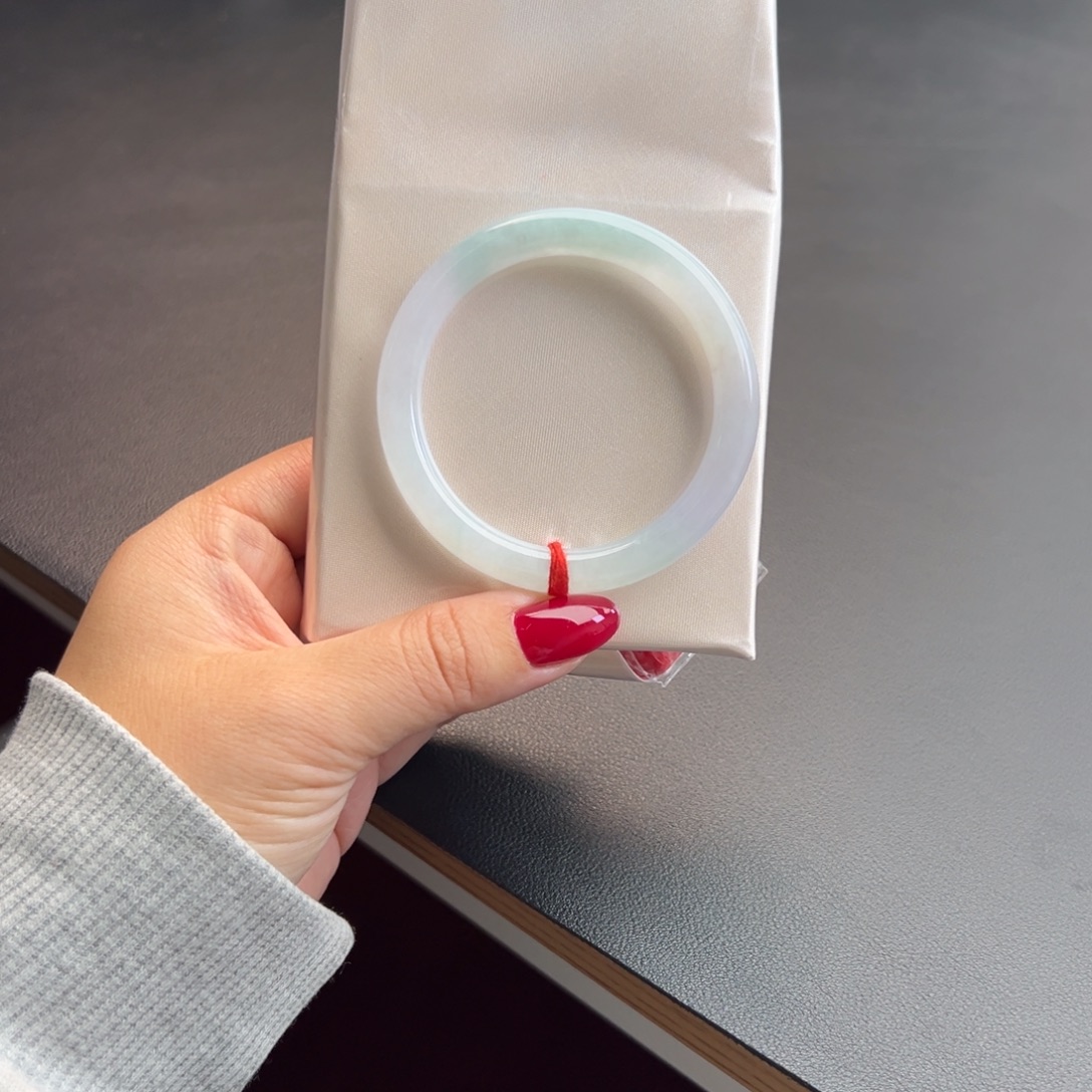 翡翠未镶嵌手镯50-51