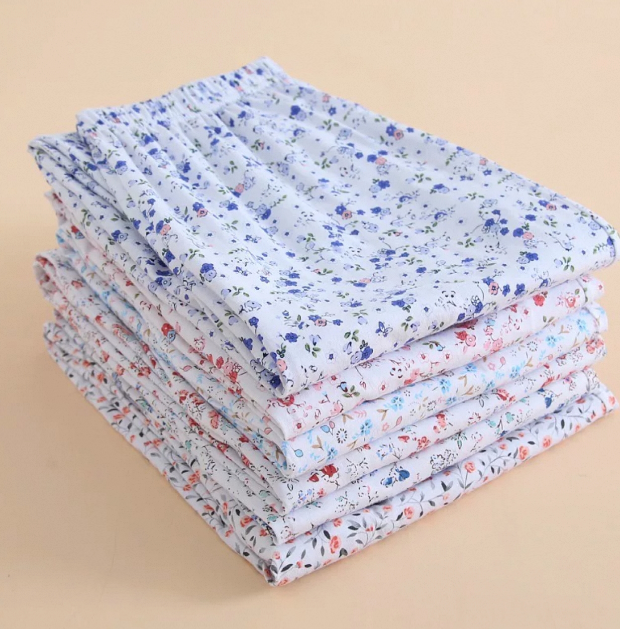 【长裤】中年莫代尔印花长裤