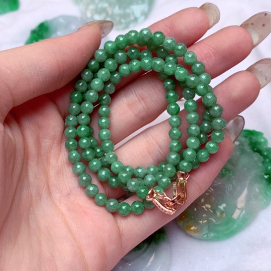 翡翠项链未镶嵌项链