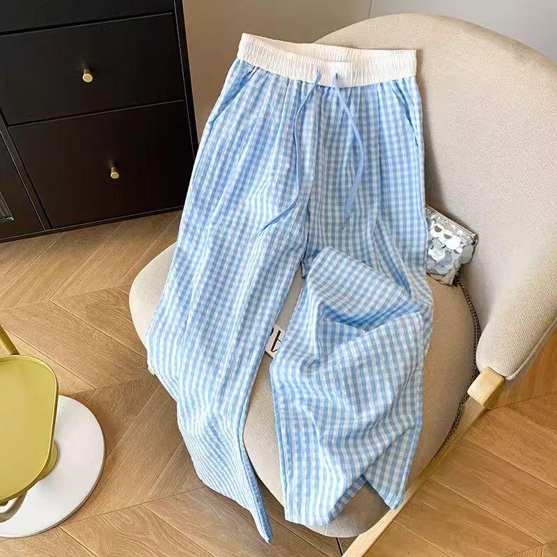 (谢)精选百搭格简约女裤