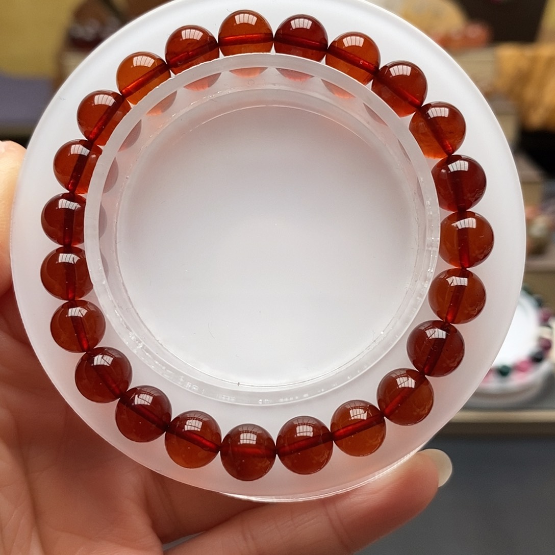 手链血珀未镶嵌手链