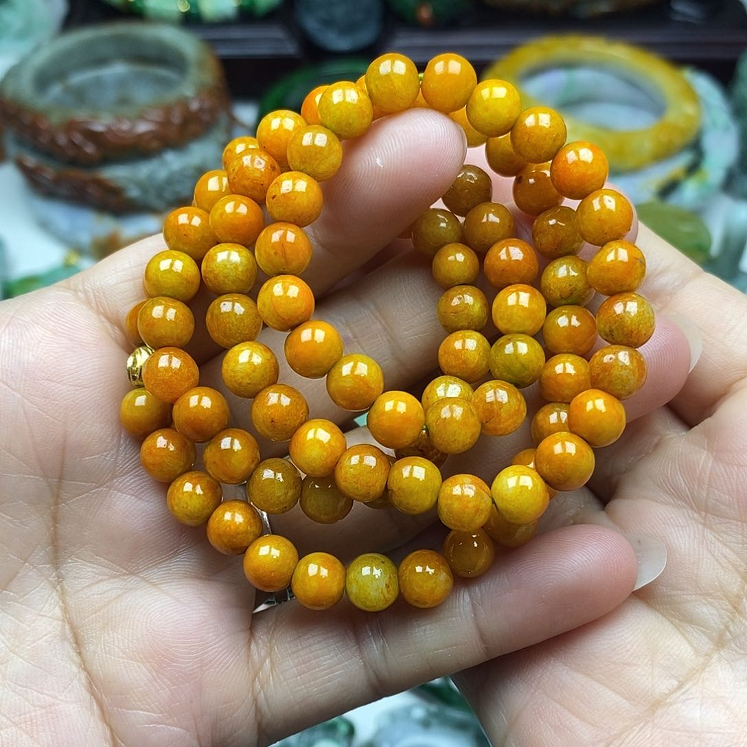 颈饰未镶嵌翡翠项链